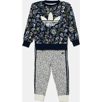 Kojenecká souprava Kojenecká tepláková souprava adidas Originals JY3019 námořnická modř 59X, vel. 74