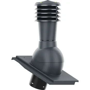 Vrták Větrací komín Smart fi125 pro střešní tašky BENDERS CARISMA ANTRACITOVÁ