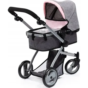 Kočárek pro panenku Kočárek pro panenky sada 3v1 Bayer Design Mega Set