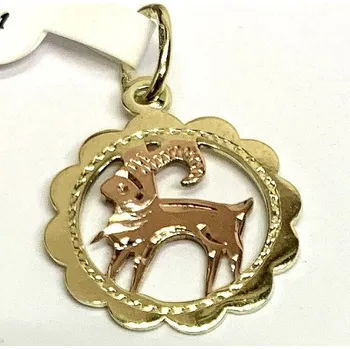 Šperk Zlatnictví U Kostela Zlaté přívěsky znamení zvěrokruhu 2085 Kozoroh 712-15825311 Žlutá