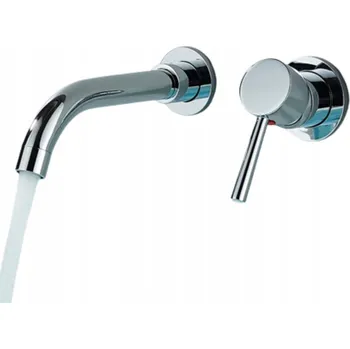 Vodovodní baterie UMYVADLOVÁ BATERIE STŘÍBRNÁ ZÁSTĚNNÁ POD OMÍTKU OTOČNÁ BATERIE ARI