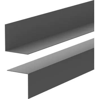 Lišta Questprofile PVC 50 x 20, délka 200 cm, grafit