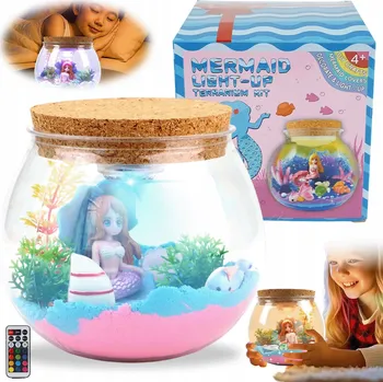 kreativní sada JEDNOROŻEC ZESTAW KREATYWNY DZIEWCZYNKI NOČNÍ LAMPA KREATIVNÍ SADA JEDNOROŽEC S KINETICKÝM PÍSKEM - UDĚLEJ SI SÁM (DIY)