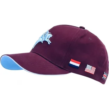Módní doplněk Čepice baseball PEGASUS s vlajkami po obvodu VÍNOVÁ (Čepice baseball PEGASUS s vlajkami po obvodu VÍNOVÁ)