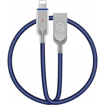 Datový kabel Kabel Usams USB - Apple Lightning 1,9 m modrý