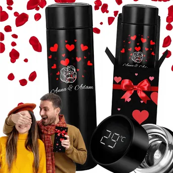 TERMOHRNEK TERMOSKA V DÁRKOVÉM BALENÍ VALENTÝN DÍVKY ŽENY
