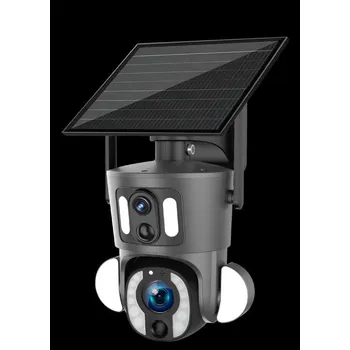 Digitální kamera Solární 4G duální PTZ kamera SD3210-4G