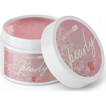 Lak na nehty Excellent PRO Pearly Gel Cover Light 50 g stavební gel