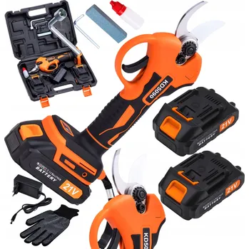 Nůžky na větve ZAHRADNÍ NŮŽKY KOVÁDLOVÉ ZAHRADNÍ ELEKTRICKÉ NŮŽKY 2 x AKU 21V