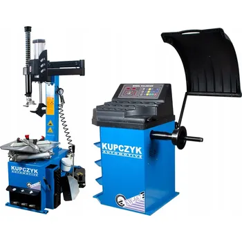 Sada na opravu pneumatiky Montážní stroj na kola pro výměnu pneumatik KM-755 Kupczyk