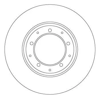 Brzdový kotouč Brzdový kotouč LUCAS DF6905