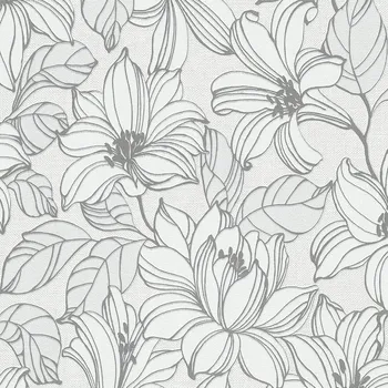Tapeta TAPETA ROSTLINNÝ VZOR KVĚTY VINYLOVÁ NA VLIESU