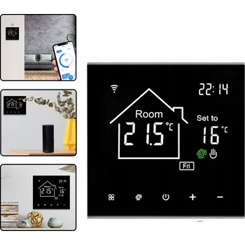 Termostat POKOJOVÝ TERMOSTAT TUYA DIGITÁLNÍ REGULÁTOR 16A WIFI