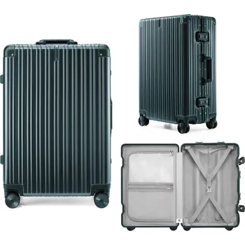 Velký kufr NINETYGO All-round Guard 72 cm zelený se zámkem TSA