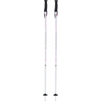 Sjezdová hůlka Lyžařské hole BLIZZARD VIVA SPORT SKI POLES 125cm bílá/stříbrná