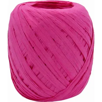 Stuha Papírová rafie 5/30 mm x 50 m fuchsiová