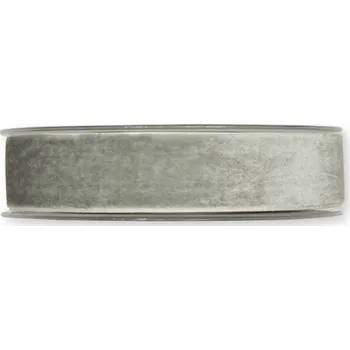 Stuha Sametová stuha šedá 25mm x 9,5m