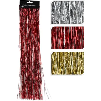 Vánoce KOOPMAN Lamety 50 cm (mix /cena 1ks) - už len červená barva