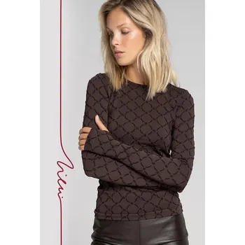 Dámská halenka Halenka Gatta Zień 43154 Bezešvý monogram S-XL poudre S