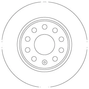 Brzdový kotouč Brzdový kotouč LUCAS DF6952
