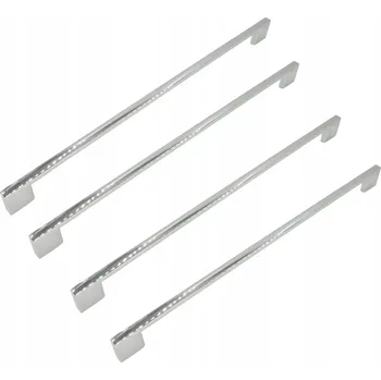 Nábytkové kování 4 x Nábytková úchytka stříbrná chrom 320 mm kovová úchytka pro kuchyňský nábytek