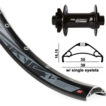 Komponent pro jízdní kolo kolo zapletené 27,5“ XLC FW-A03 584-35 přední 32 děr Niro