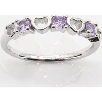 Prsten Stříbrný prsten s kamenem