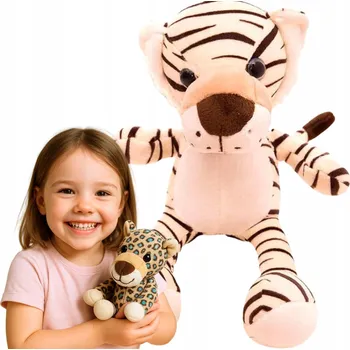 plyšák ZVÍŘÁTKO SAFARI LEV ŽIRAFA TYGR PLYŠOVÁ PLYŠOVÁ HRAČKA 25CM PLYŠOVÝ MAZLÍČEK PŘÍTULNÍČEK