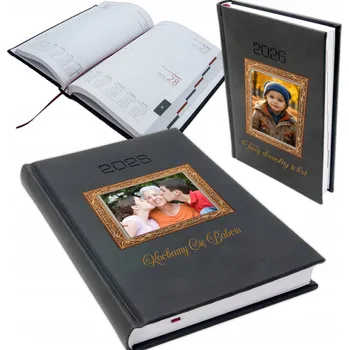 Kalendář Knižkový kalendář A5 plánovač 2026 DENNÍ Tvoje FOTKA vlastní věnování