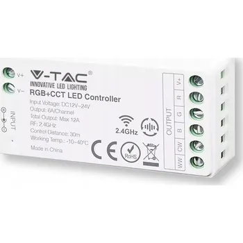 LED osvětlení LED RGBW Ovladač / Kontrolér 12V-24V 12A 144-288W