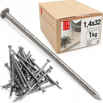 Hřebík Stavební hřebíky černé Lun Fix 1,4 x 32 mm 1 kg