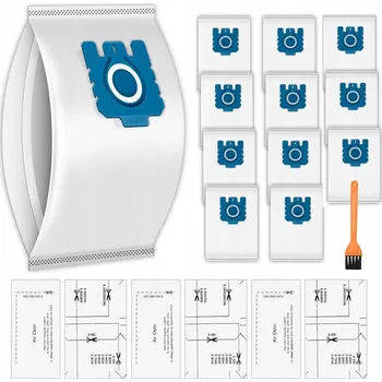 Příslušenství k vysavači 12x SÁČKY DO VYSAVAČE Miele Hyclean 3D GN BAG NÁHRADNÍ + FILTR