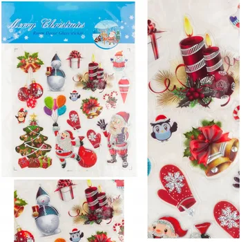 Vánoční dekorace Vánoční nálepky Top Gift TG59806 12 kusů