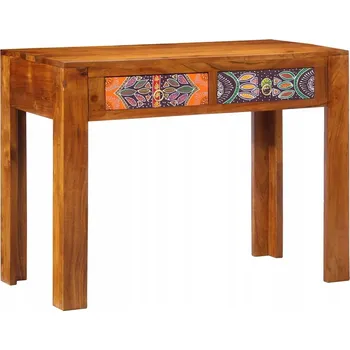 Psací stůl Psací stůl z masivního akáciového dřeva hnědý 100 x 50 x 75 cm