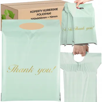 Obálka FOLIOPAKI PŘEPRAVNÍ OBÁLKY KURÝRNÍ BALENÍ 500x600 MM 50 KS MÁTOVÉ