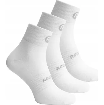 Pánské ponožky Cyklistické Ponožky Rogelli, velikost 31-34, bílé