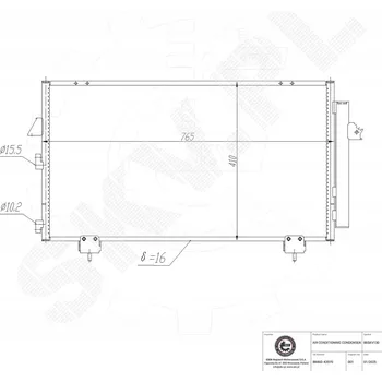 Výparník klimatizace ESEN SKV 86SKV130 Kondenzátor klimatizace (chladič klimatizace)
