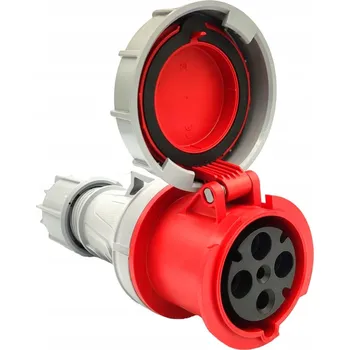 Elektrická zásuvka Elektrická Zásuvka hermetická Pce červená