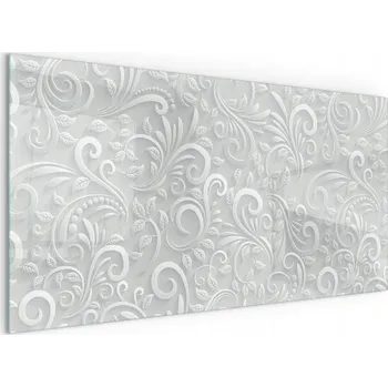 Krbová kamna Skleněná Ochranná Deska Pod Kamna Kamna Elegantní Rostlinný Vzor