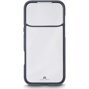 Pouzdro na mobilní telefon Black Rock 360° Glass, kryt pro Apple iPhone 17 Pro Max, skleněný, předn +zadní díl, průhledný/černý