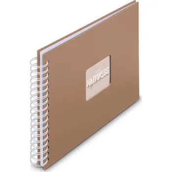 Fotoalbum Hama album klasické spirálové FINE ART 28x24 cm, 50 stran, mousse, bílé listy