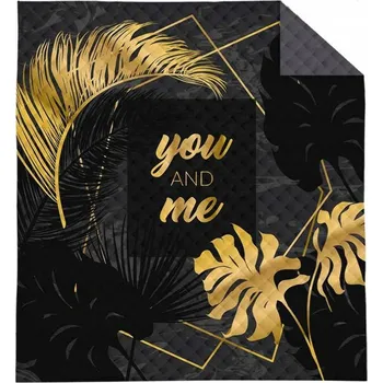 Prostěradlo Přehoz na postel Detexpol polyester 220 cm x 200 cm šedý