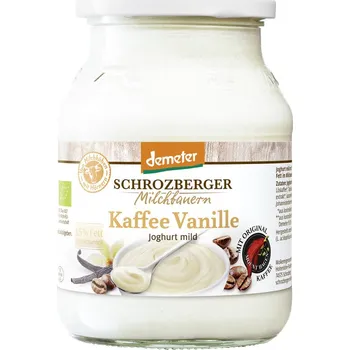 Káva Schrozberger Milchbauern Schrozberger Sezónní jogurt káva vanilka 500 g bio BIO VEGETARIAN DEMETER Množství: 3 ks