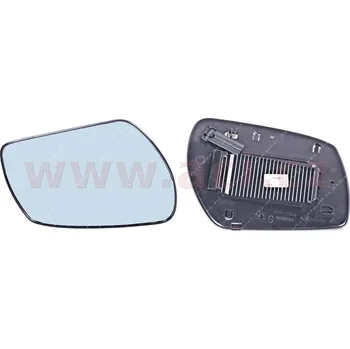 11/09- sklo zp. zrcátka s plastovým držákem, vyhřívané (pro el. ovl. zrcátko) ORIGINÁL, P