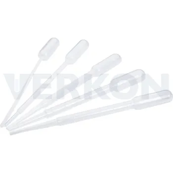 Pipeta plastová dle Pasteura, nesterilní, Objem [ml]: 3,0, Materiál: LDPE