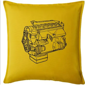 Polštář Motor T912 V3S - Polštář 50x50 - 50x50 - Pouze potah ( Žlutá )