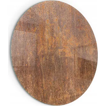 Krbová kamna Žáruvzdorné sklo pod krbová kamna Kamna, rezavá textura kovu, 80 cm