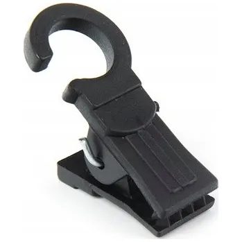 ŽABKY NA ZÁVĚS PLASTOVÉ PRO KOLEČKA ČERNÉ 100 KS