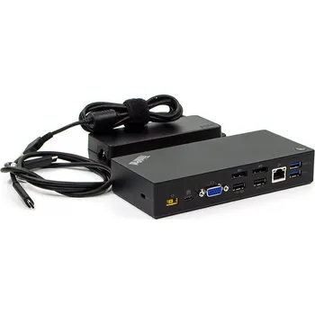 Kabel do PC Port replikátor Lenovo ThinkPad USB-C Type 40A9 20V-4.5A + ACA 90W + USB-C kabel - repase 10190