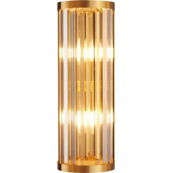 Nástěnné svítidlo Nástěnná lampa glamour EXELLENT ST-88022W transparentní zlatá